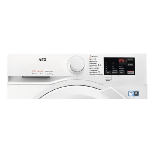 Lave-linge AEG Series 6000 L6FBF51488 Hublot 8kg 1351rpm A Blanc ProSense
