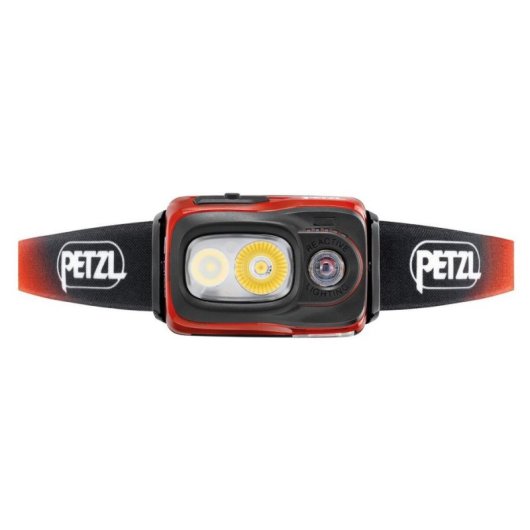 Linterna Petzl SWIFT RL con cinta para cabeza, Negro, Blanco