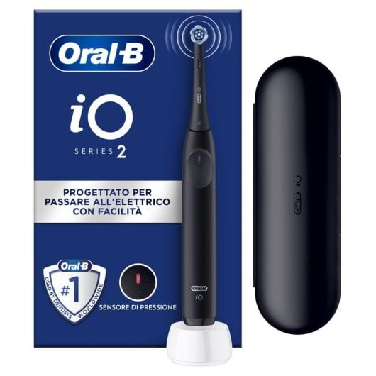 Oszillierende Zahnbürste Oral-B iO Series 2 3 Modi 1 Bürstenkopf Drucksensor Timer Etui