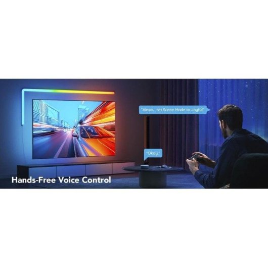 Luz de pared inteligente Govee Glide Wall Light (4+1) WiFi/Bluetooth Blanco