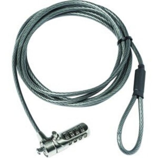 Sicherheitskabel Dicota D30885 2 m Kombination Stahl TPR schwarz