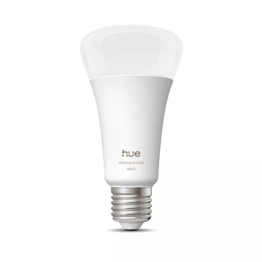 Bombilla inteligente Philips Hue White and Color ambiance A67 E27 1600 lúmenes