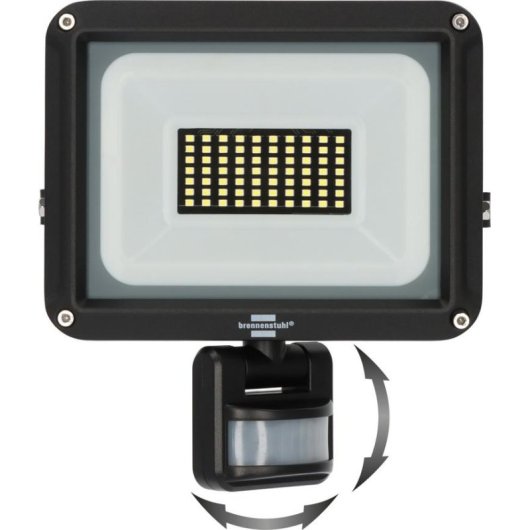 Faretto Brennenstuhl 1171250342 LED 30W Nero IP65 Sensore Movimento