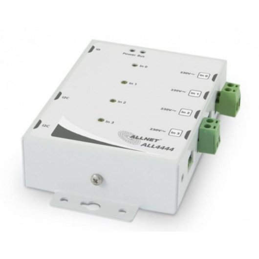 Sensore di Temperatura e Umidità Allnet 98838 Wireless RJ-45 Metallo CE