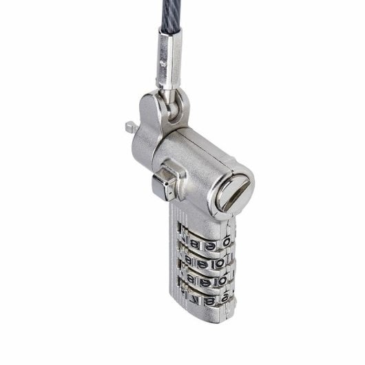 Antivol StarTech.com 25 Unités Câble 2 m Compatible Noble Wedge Nano K-Slot