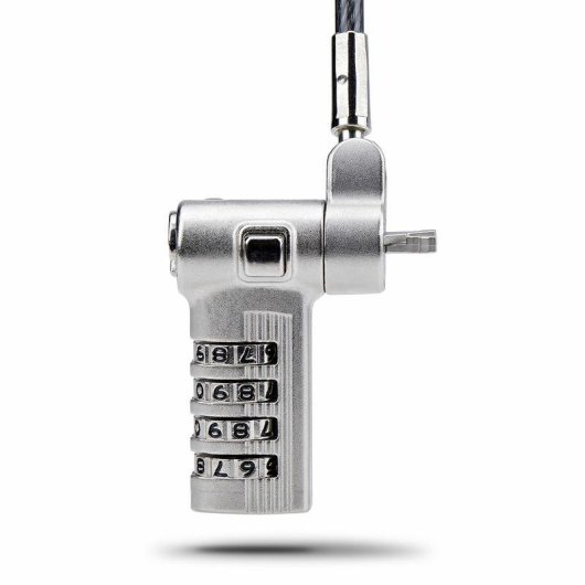 Antivol StarTech.com 25 Unités Câble 2 m Compatible Noble Wedge Nano K-Slot