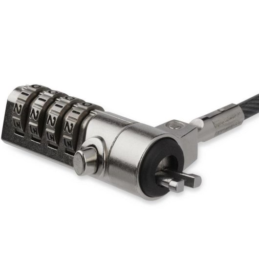 Cable antivol StarTech.com avec combinaison 2m pivotant acier
