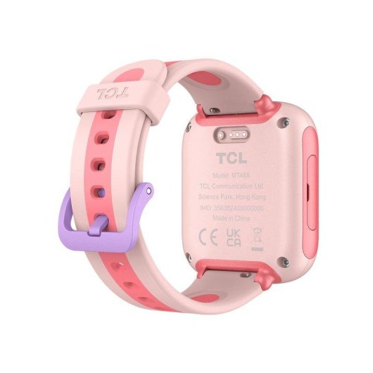 TCL Movetime MT48 4G GPS 1,68" Rosa IP68 Bateria 900 mAh Relógio Infantil