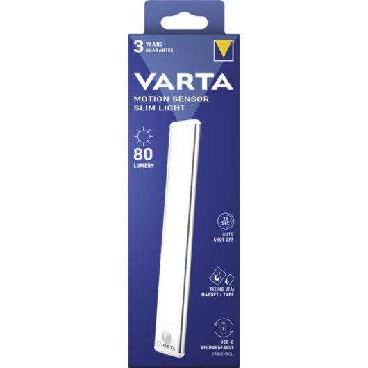 Lampada Varta Motion Sensor Slim Light LED 80 lm sensore movimento