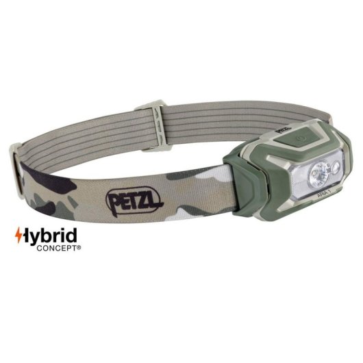 Lanterna de cabeça Petzl Aria 1 RGB Camuflado Duralumínio 350 lm