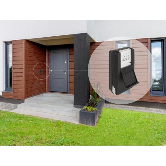 Caja portallaves DeLOCK 20932 Aluminio Plástico Negro