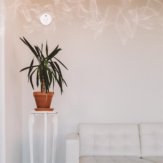 Detector de Humo LogiLink SC0015 Fotoeléctrico Alámbrico 85 dB Blanco Superficie