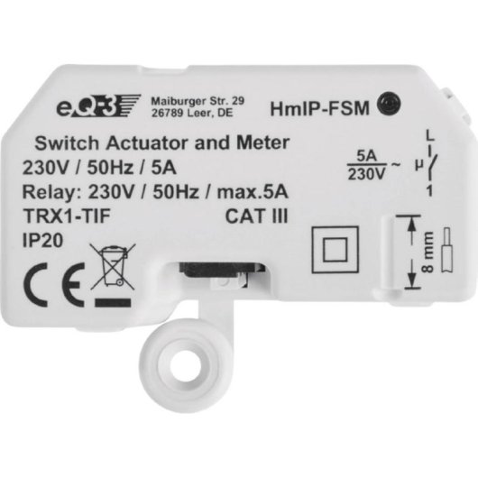 WLAN-Relais Homematic IP 142721A0 Lichtsteuerung, Unterputz DIN