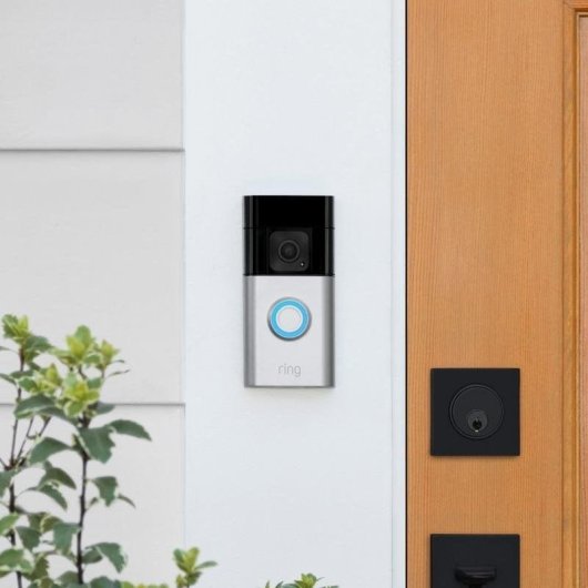 Campanello Ring Battery Doorbell Plus Wi-Fi wireless con videocamera e audio bidirezionale esterno