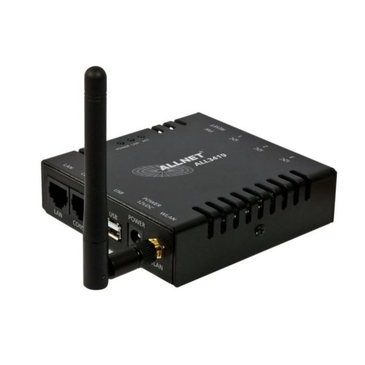 Central de Domótica Allnet ALL3419 Wi-Fi 4/Ethernet com Sensor de Temperatura
