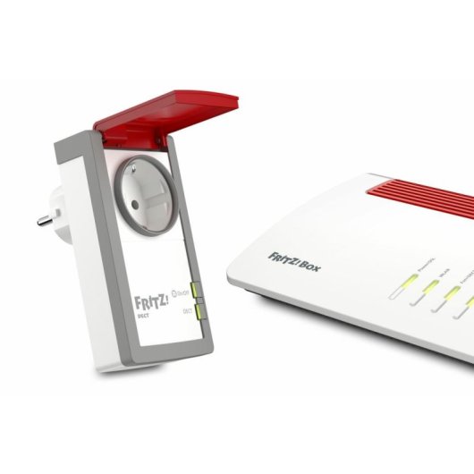 Prise intelligente Fritz DECT 210 DECT Commande vocale et Statistiques de consommation