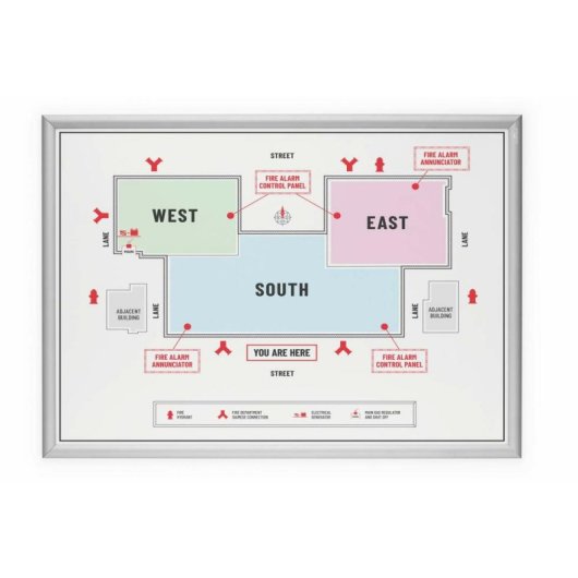 Marco para pared Durable 500923 Plata Aluminio 660x900 mm