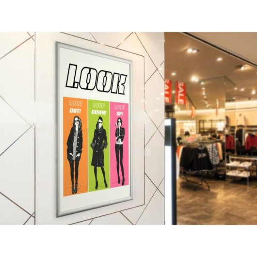 Marco para pared Durable 500923 Plata Aluminio 660x900 mm