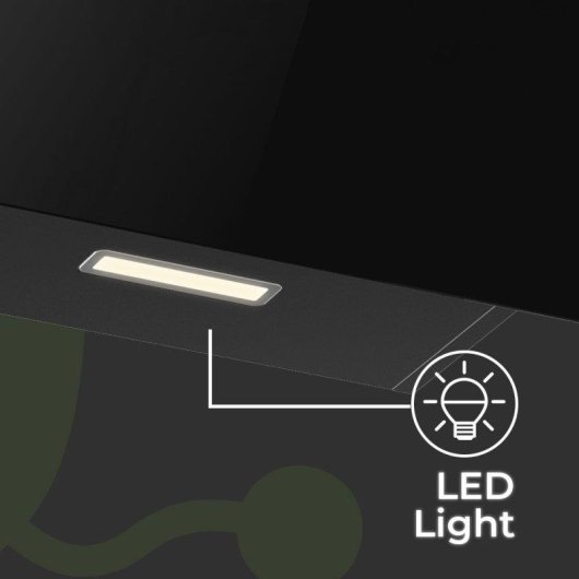 Campana extractora Aspes ACPD602AIN Canalizado/Recirculación 60cm cristal negro táctil