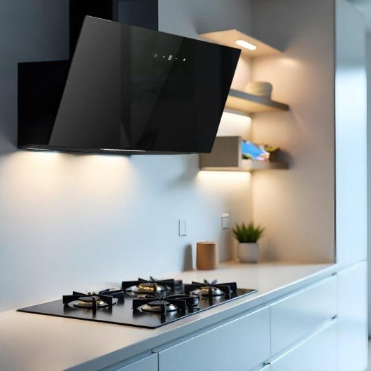 Campana extractora Aspes ACPD602AIN Canalizado/Recirculación 60cm cristal negro táctil