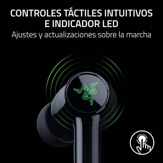 Kopfhörer Razer Hammerhead V3 X kabellos Bluetooth RF Gaming mit Geräuschunterdrückung Schwarz