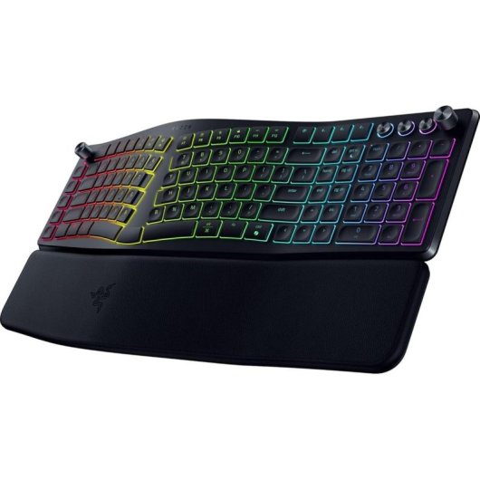 Teclado Razer Pro Type Ergo de membrana ergonómico dividido RGB macros