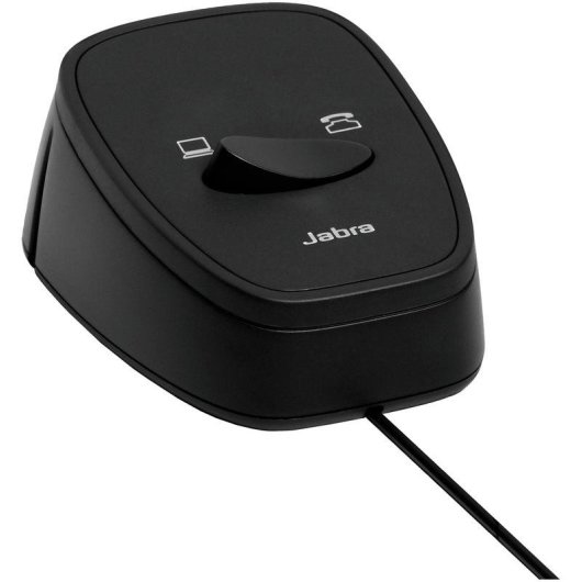 Comutador Jabra Link 180 Preto para Telefones e Softphones