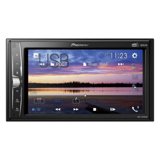 Receptor multimedia Pioneer DMH-A3300DAB Negro 2 DIN 50W Pantalla 6.2"
