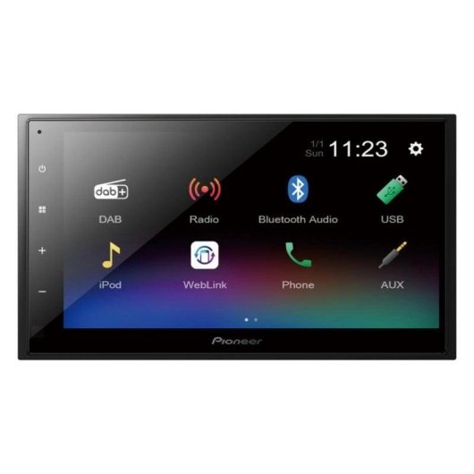 Ricevitore Multimediale Pioneer DMH-A340DAB Nero 2 DIN 200W Android iOS
