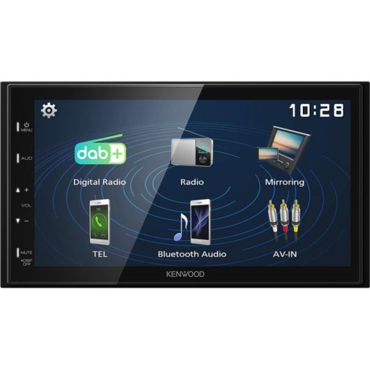 Receptor Multimedia Kenwood DMX129DAB 2 DIN 64W Pantalla 6.8"
