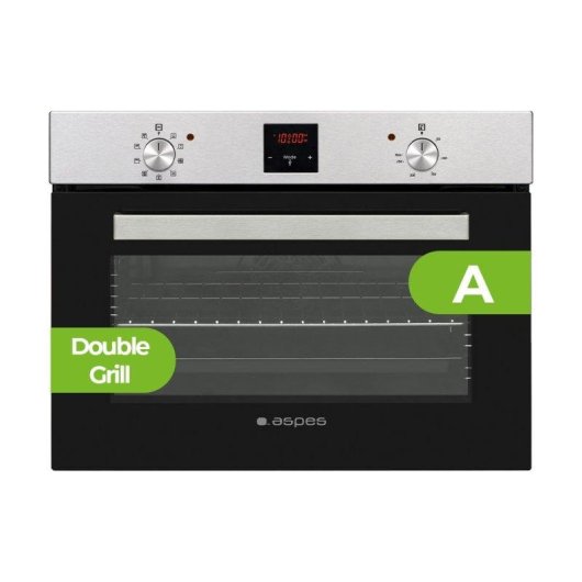 Horno Multifunción Aspes AHM9500DX 50L Manual Inox con Display LED y 9 Programas