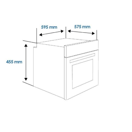 Horno Multifunción Aspes AHM9500DX 50L Manual Inox con Display LED y 9 Programas