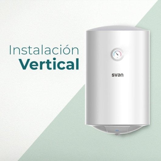 Termo eléctrico Svan 30L 1500W vertical blanco con control manual