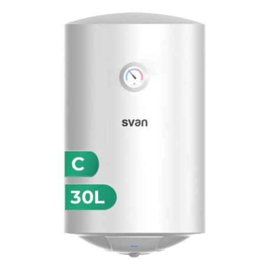 Termo eléctrico Svan 30L 1500W vertical blanco con control manual