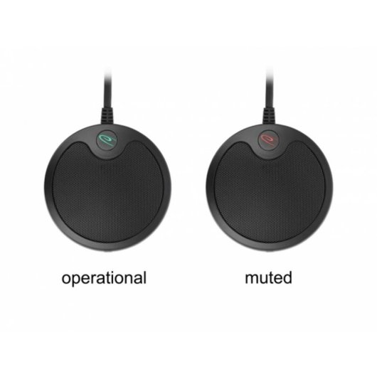 Microfono Delock USB omnidirezionale con tasto mute e uscita cuffie