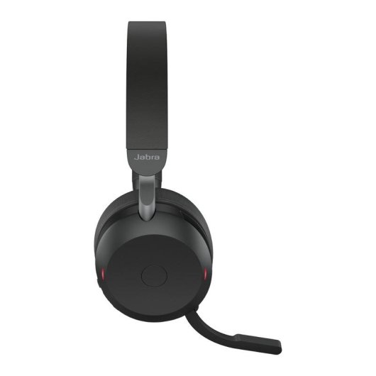 Auriculaires Jabra Evolve2 75 sans fil Bluetooth avec Réduction de Bruit, Micro et Base, Noir