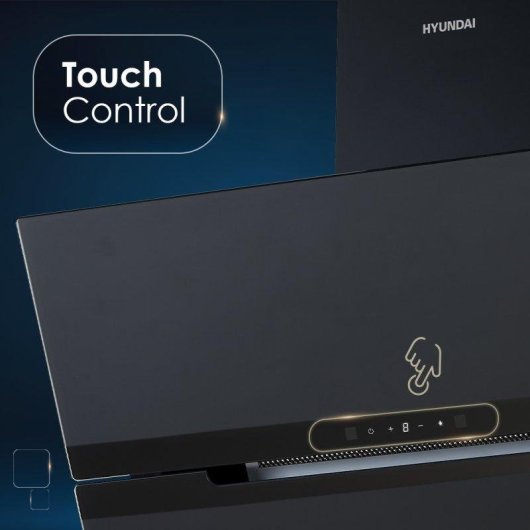 Campana extractora Hyundai HCDE60DCB00 Inverter Doble Tiro 60cm Booster