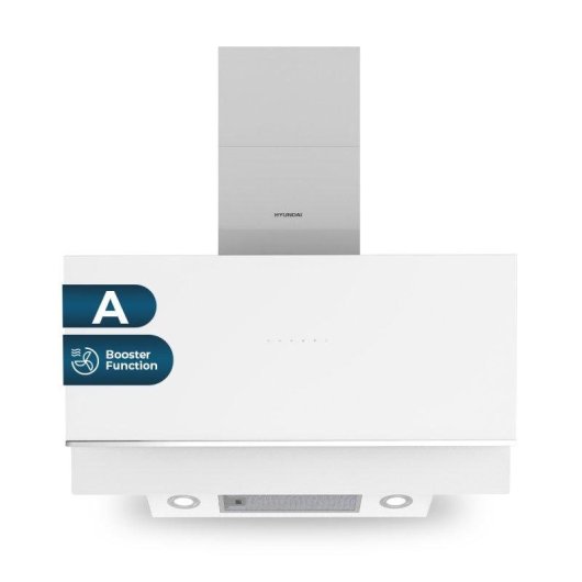 Campana extractora Hyundai HCPD900AB Doble tiro 90 cm con control táctil y Booster