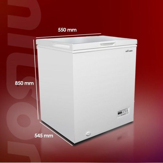 Congelador Horizontal Nilson NCH1001EDC 98L Clase E Dual Cooling