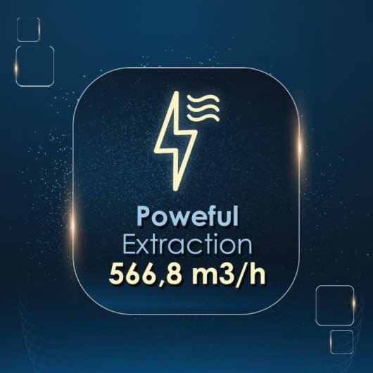 Campana extractora Hyundai HCIN60DI00 Integración Inverter 60cm con control táctil