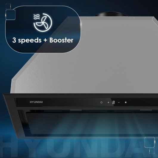 Campana extractora Hyundai HCIN60DI00 Integración Inverter 60cm con control táctil