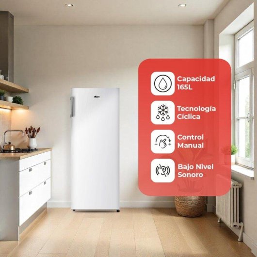 Congelador Vertical Nilson NCV145500E 165L Eficiencia E