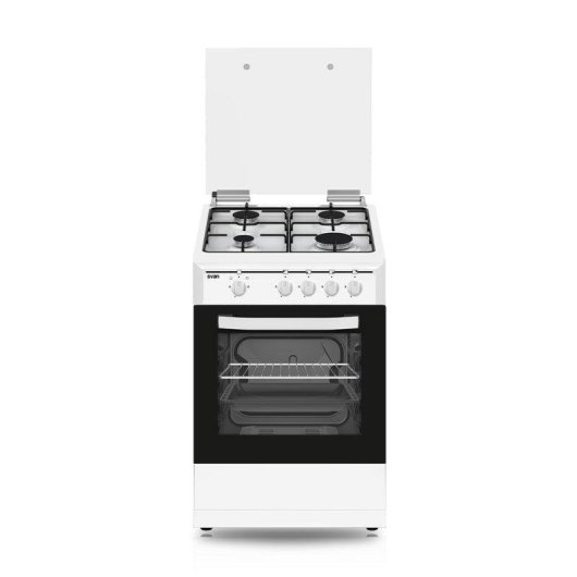 Cocina de gas Svan SKG4501X 50 cm 4 quemadores horno 43l
