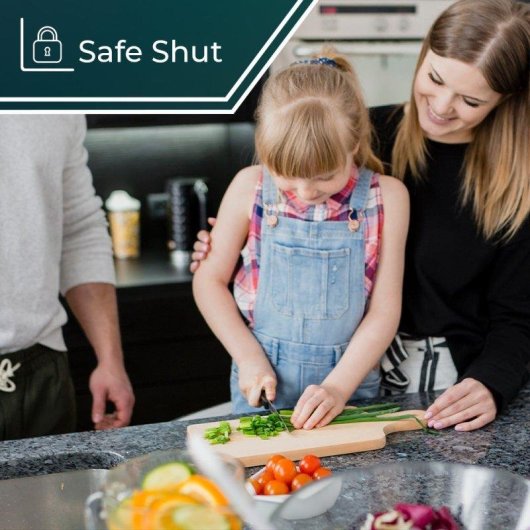 Cocina de gas Svan SKG4501X 50 cm 4 quemadores horno 43l