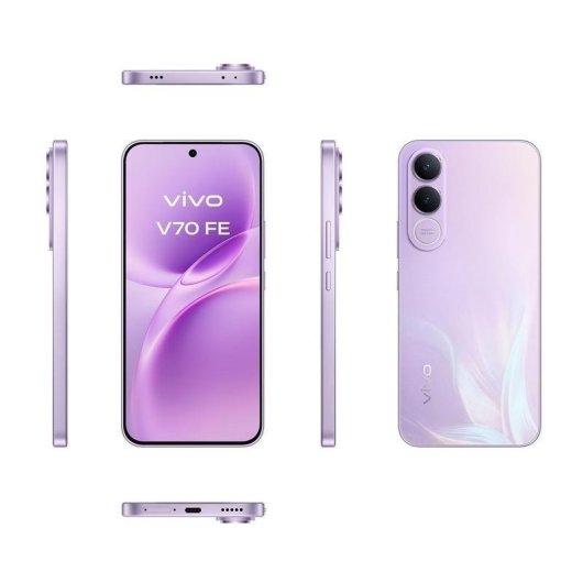 Vivo V70 FE 5G 8GB 512GB 6.83" Púrpura + Auriculares + Cargador 90W