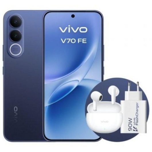 Vivo V70 FE 5G 8GB 256GB 6.83" Azul + Auriculares + Cargador 90W
