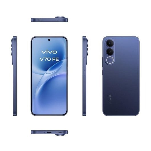 Vivo V70 FE 5G 8GB 256GB 6.83" Azul + Auriculares + Cargador 90W