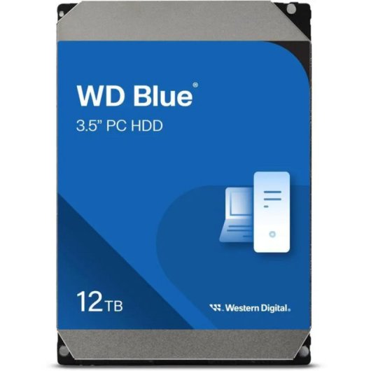 Disco Duro Western Digital Blue WD120EAGZ 12TB HDD 7200rpm SATA 6Gb/s 512MB