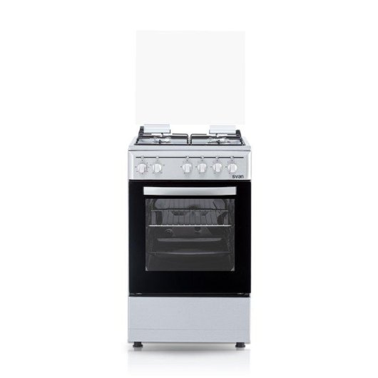 Cocina Mixta Svan SKM4501X 50cm Gas Butano Horno Eléctrico A