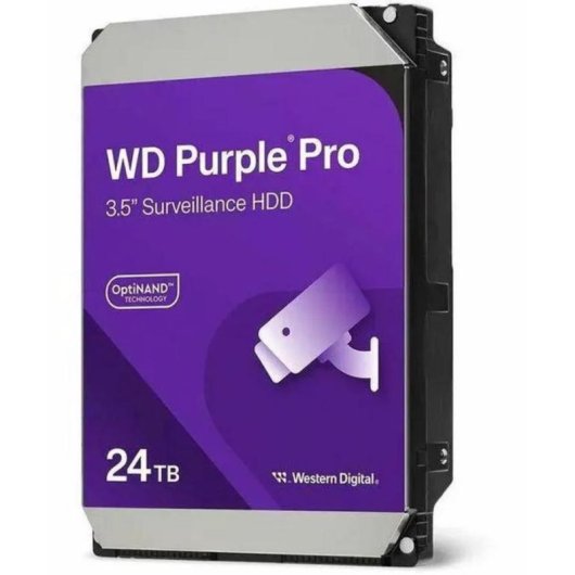 Disco Duro Western Digital Purple Pro WD241PURP 24 TB HDD 7200 RPM SATA 3.5"